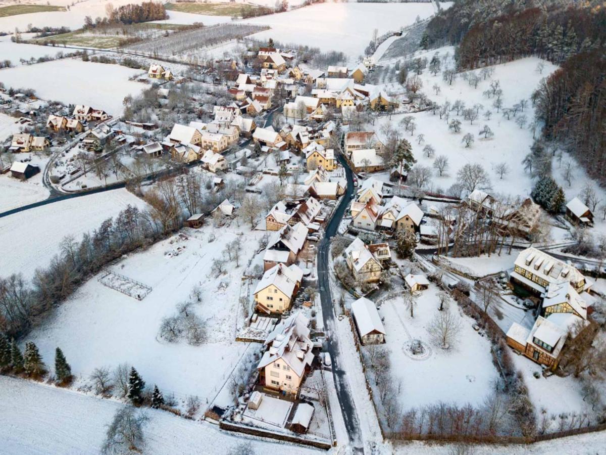 Ferienwohnung Koppelblick Pfarrweisach Exteriér fotografie